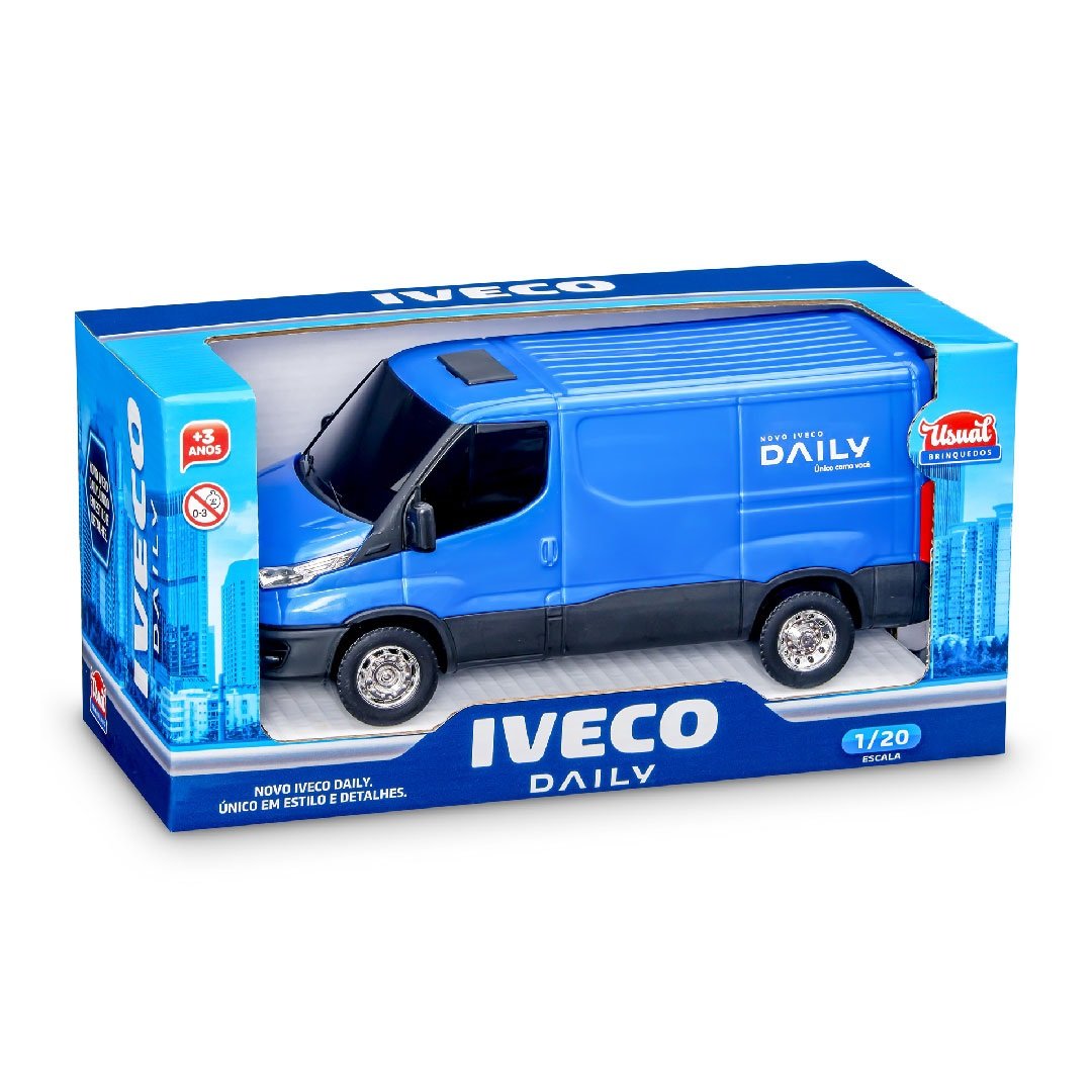 Caminhão De Brinquedo Iveco Plataforma Com Trator Case Usual no