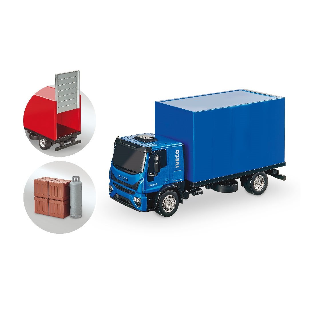 Caminhão Iveco De Brinquedo Carreta Toras De Madeira de Plastico no Shoptime