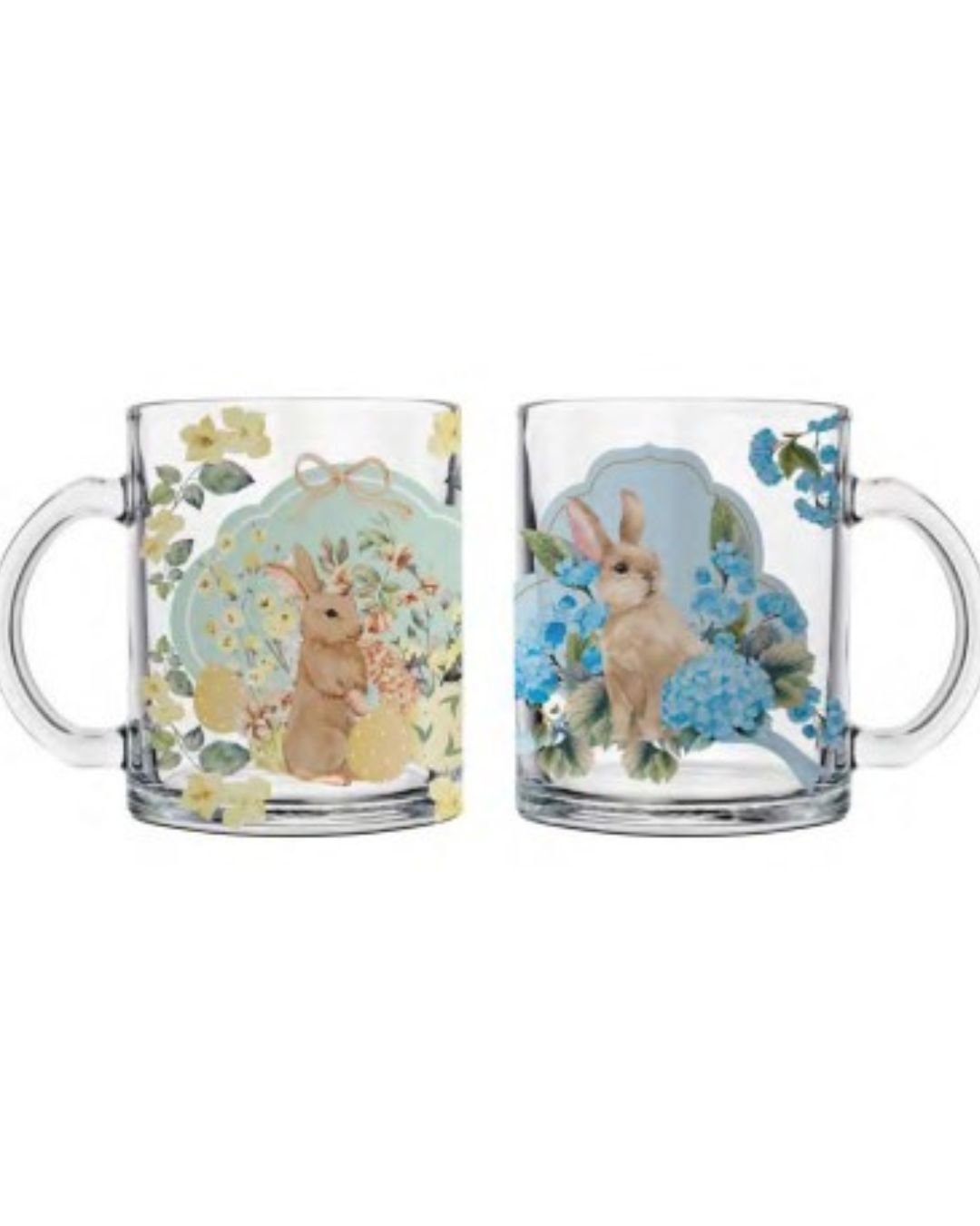 Caneca De Vidro Decorada Páscoa 320ml Sortido