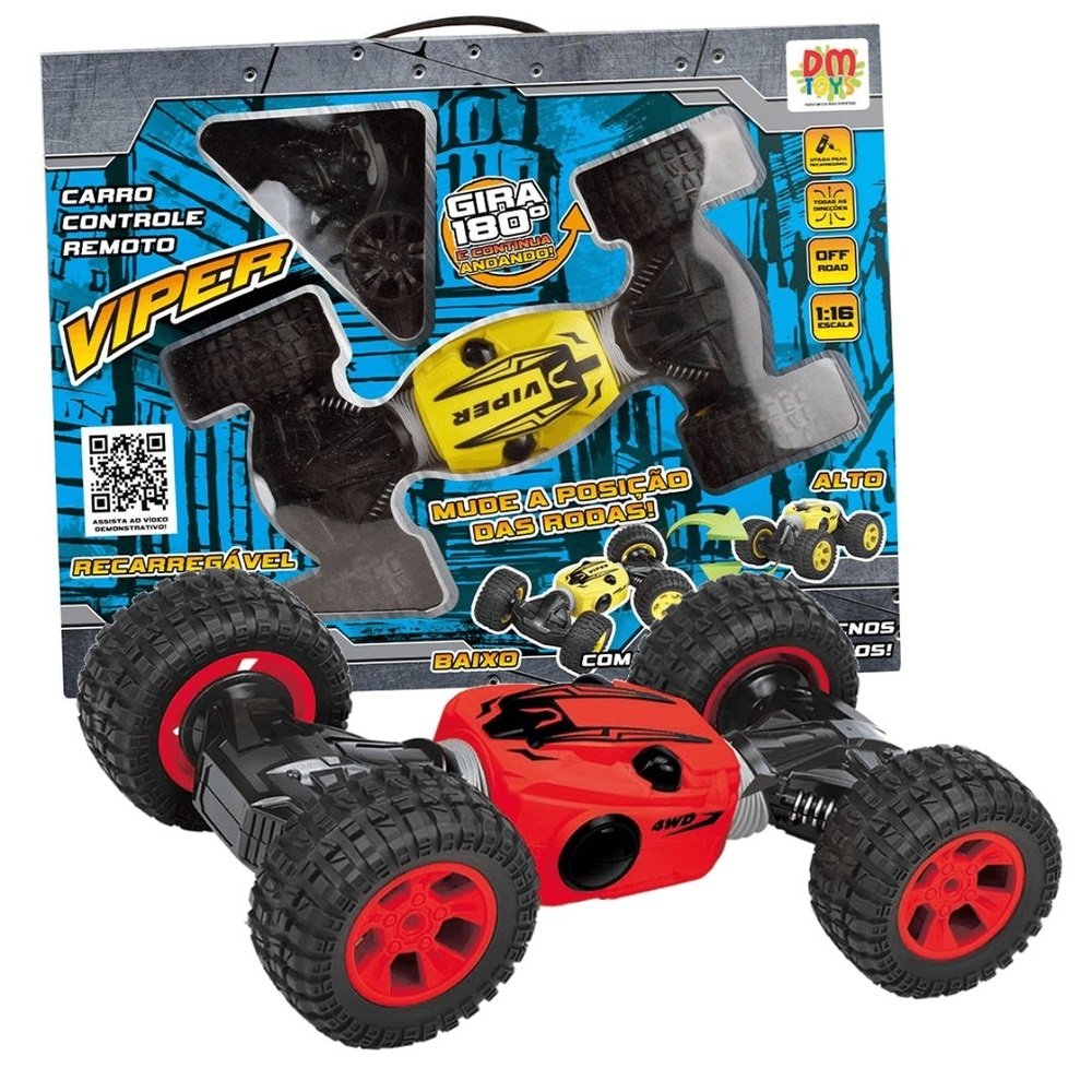 Carro Controle Remoto Sport Recarregável – DM Toys