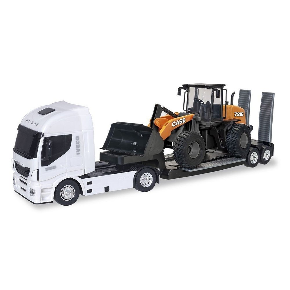 Caminhão Brinquedo Infantil Miniatura Iveco Tector Dropside