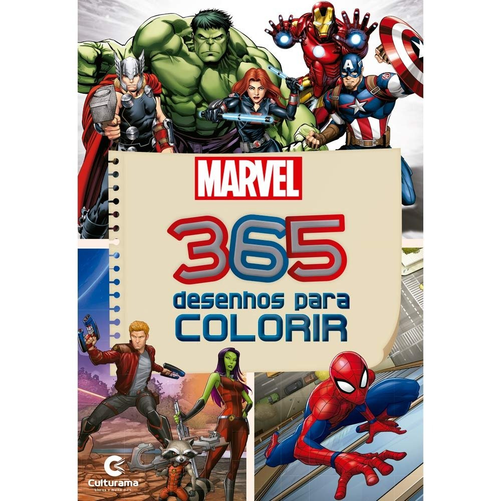 Livro Histórias Para Colorir Homem Aranha - Bom Preço Magazine