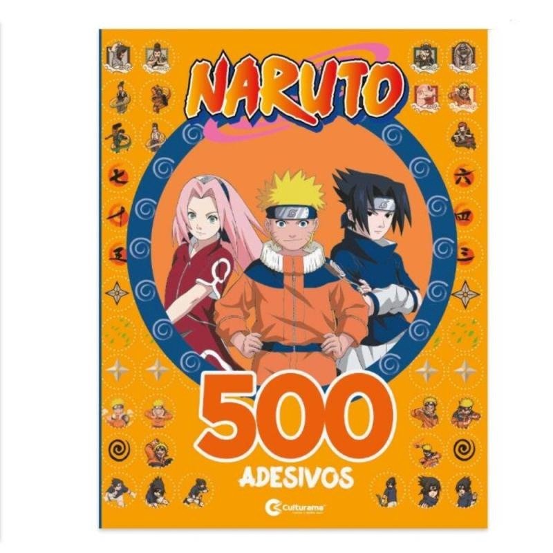 Livro Desenhos Para Colorir Tema Anime Naruto 32 desenhos