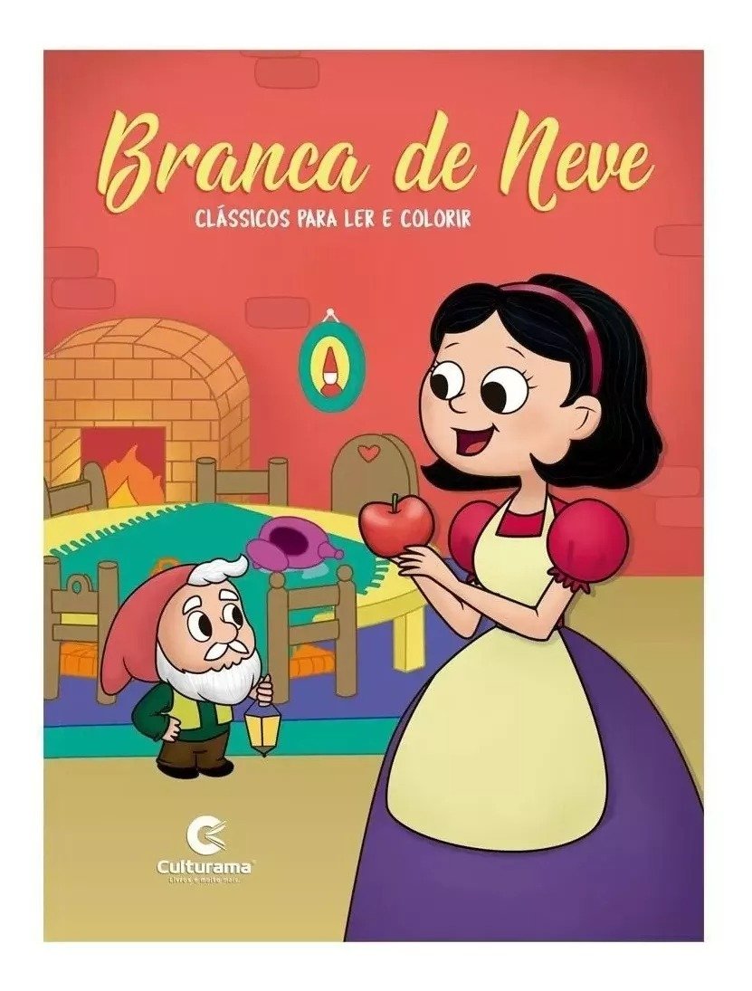 Livro Ler E Colorir Clássicos 8 Capas Sortidas