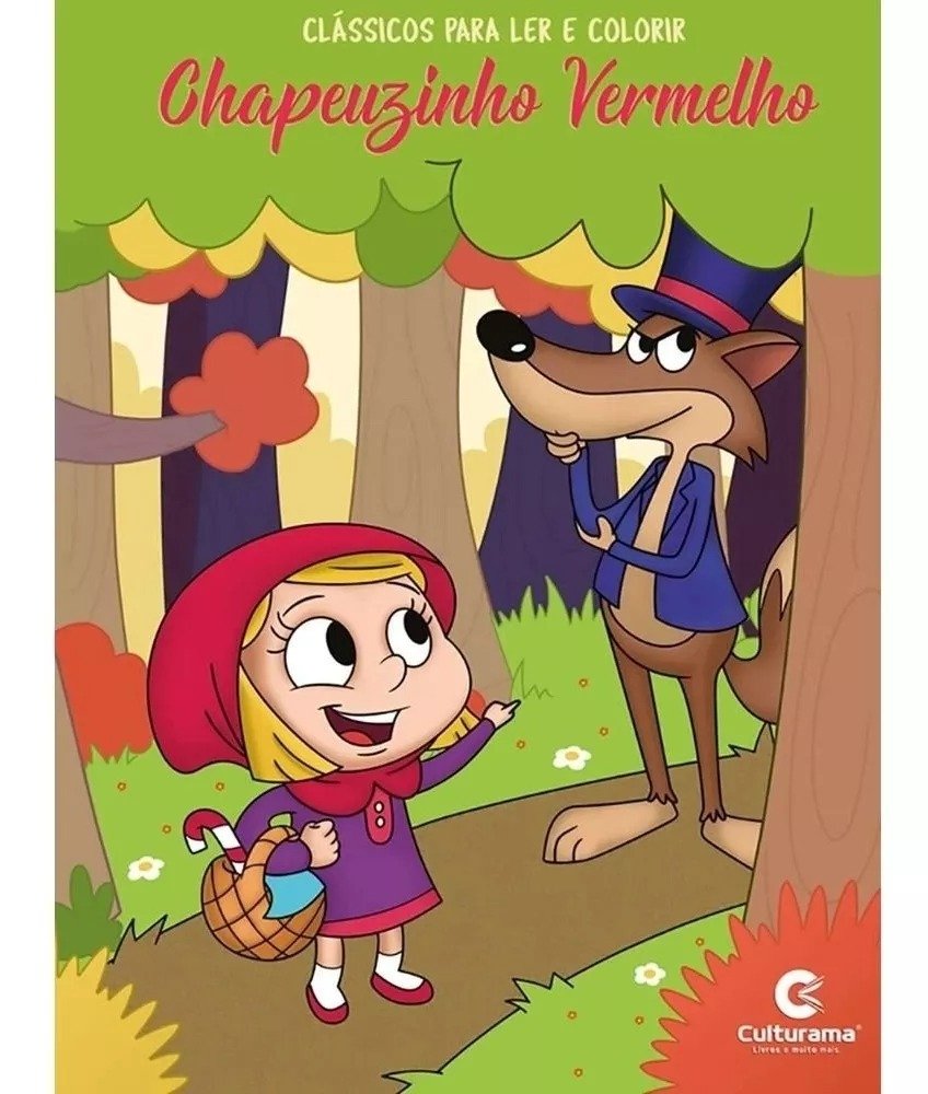 Livro Ler E Colorir Clássicos 8 Capas Sortidas