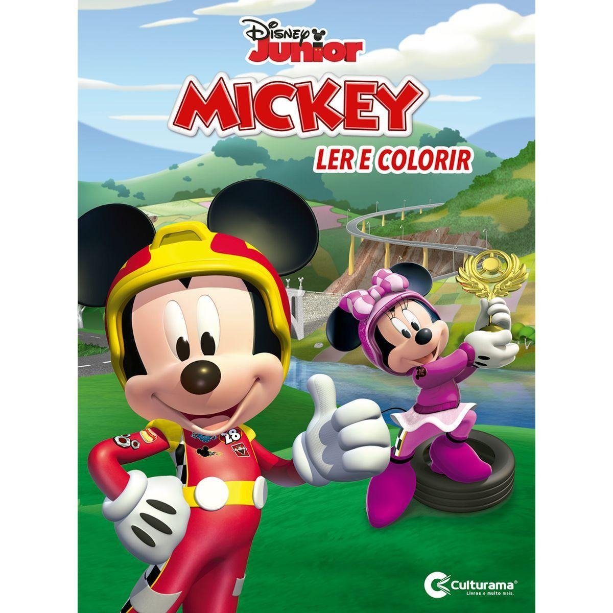 Livro Ler E Colorir Disney Sortido