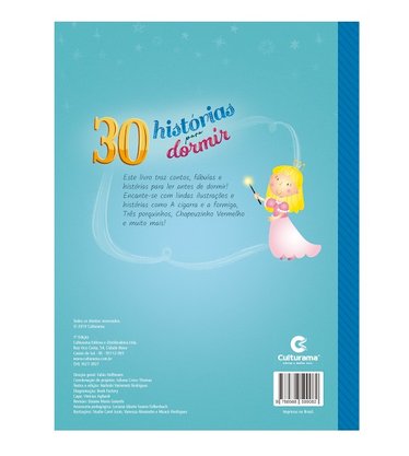 Livro Infantil 30 Histórias Para Dormir