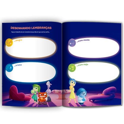 Livro De Atividades 500 Adesivos Disney Pixar