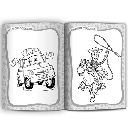 Livro De Atividades 500 Adesivos Disney Pixar