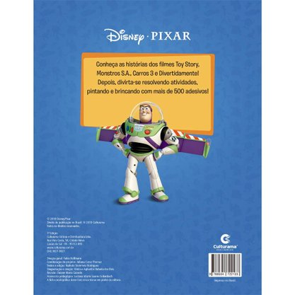 Livro De Atividades 500 Adesivos Disney Pixar