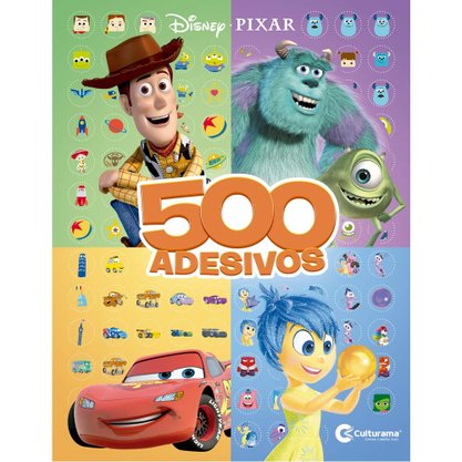 Livro De Atividades 500 Adesivos Disney Pixar
