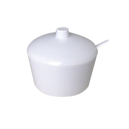Açucareiro Redondo Melamina 11cm Branco Bestfer