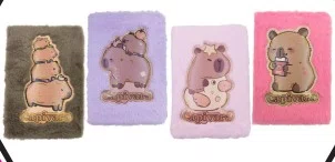 Agenda Para Anotação De Pelúcia Capivara 78 Folhas 