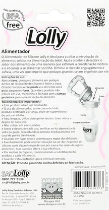 Alimentador De Frutas Em Silicone Para Bebê Rosa