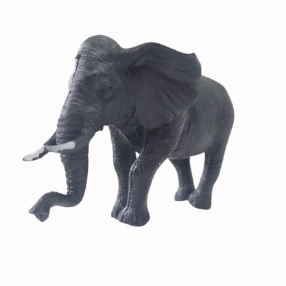 Animal Plástico Com 6 Peças Selva