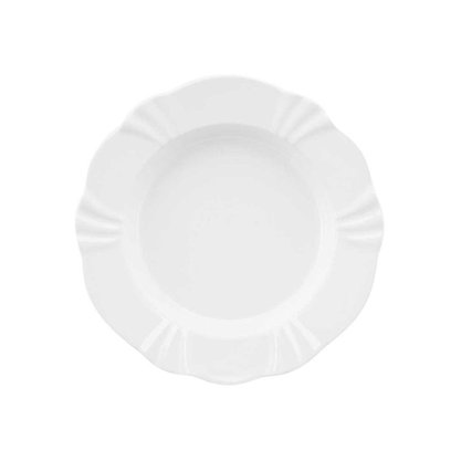 Aparelho De Jantar E Chá Oxford Soleil White 6 Lugares