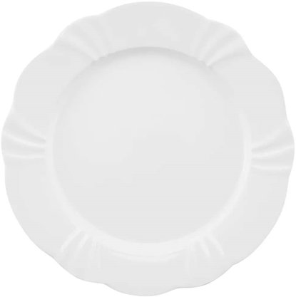 Aparelho De Jantar E Chá Oxford Soleil White 6 Lugares