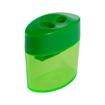 Apontador Duplo Oval Com Depósito