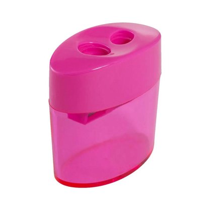 Apontador Duplo Oval Com Depósito