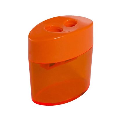 Apontador Duplo Oval Com Depósito