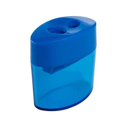 Apontador Duplo Oval Com Depósito