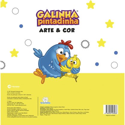 Livro Para Colorir Arte E Cor Galinha Pintadinha