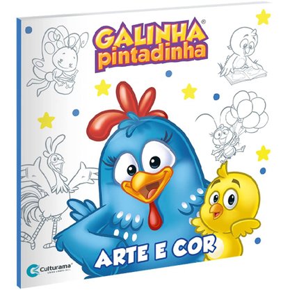 Livro Para Colorir Arte E Cor Galinha Pintadinha