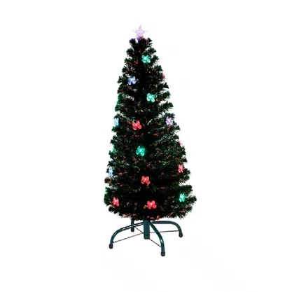 Árvore De Natal 150 CM 190 Galhos Onix Com Fibra Óptica Árvore De Natal 150 CM 190 Galhos Onix Com Fibra Óptica