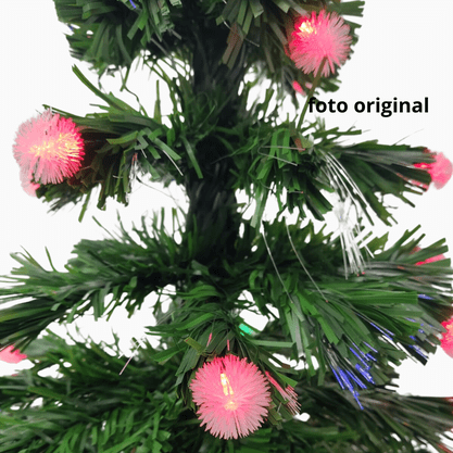 Árvore De Natal 150cm Leds Coloridos Malaquita