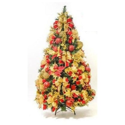Árvore De Natal 150cm Sodalita Verde 380 Galhos