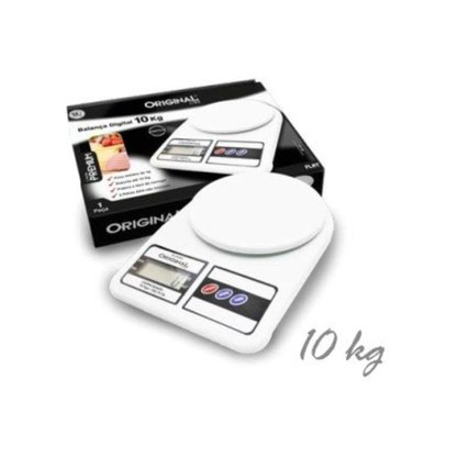 Balança Digital Cozinha 10kg Cor Branca Original Line