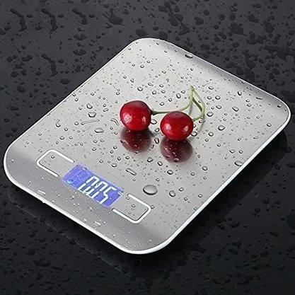 Balança Eletrônica 10kg Plástico Aço Inox