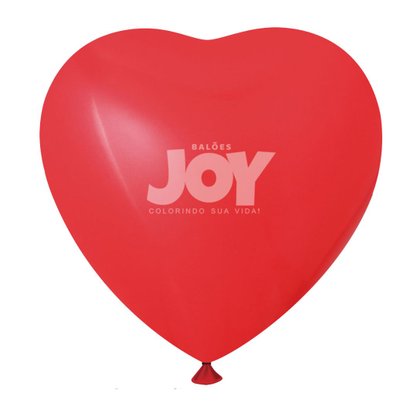 Balão 11'' Coração Vermelho 20 Unidades