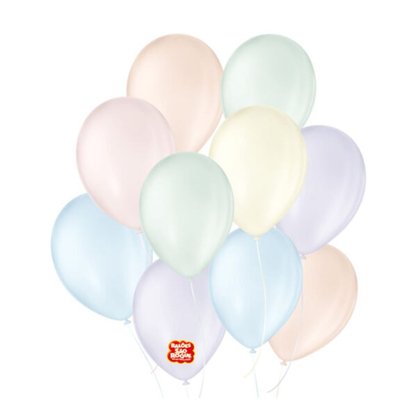 Balão 7'' Candy Colors Sortidas 25 Unidades