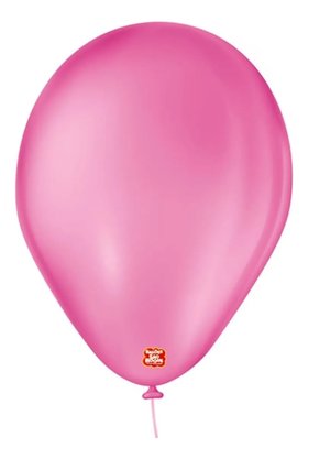 Balão 7'' Liso Rosa Shock 50 Unidades