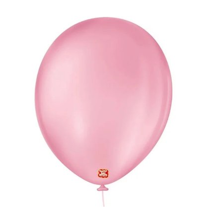 Balão 7'' Liso Rosa Tutti Frutti 50 Unidades