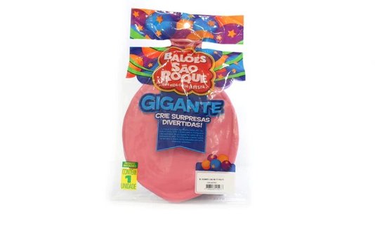 Balão Gigante Liso Rosa Tutti Frutti