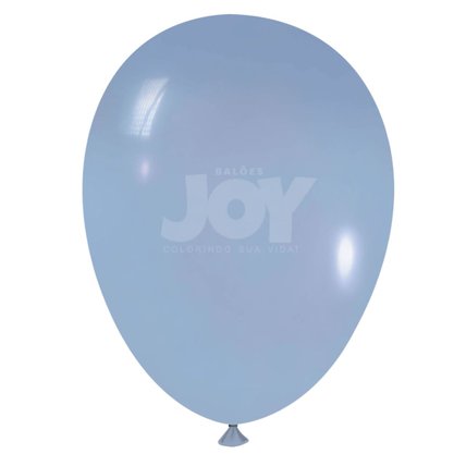 Balão Liso 7'' 50 Unidades Azul Claro