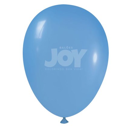 Balão Liso 7'' 50 Unidades Azul Royal