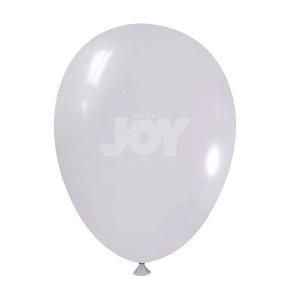 Balão Liso 7'' 50 Unidades Branco
