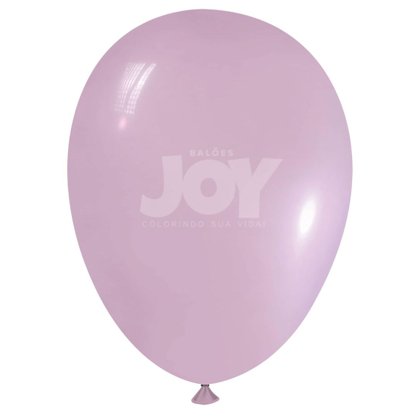 Balão Liso 7'' 50 Unidades Rosa Claro