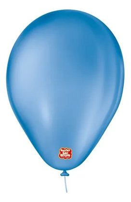 Balão Tam 6,5 Liso Basic Azul 50 Unidades