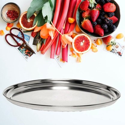 Bandeja Garçom Inox 40cm 