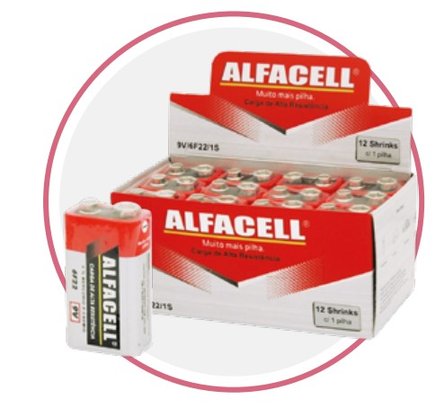 Bateria Alfacell Comum 9V