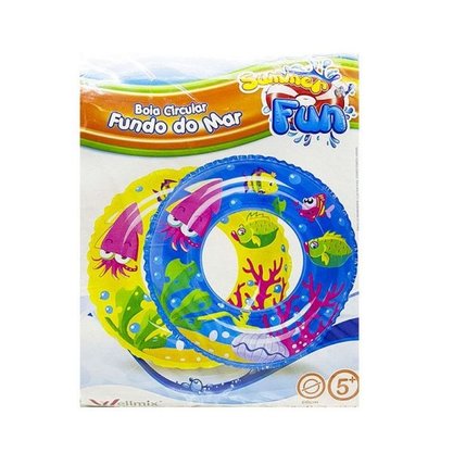 Boia Circular 60cm Fundo Do Mar