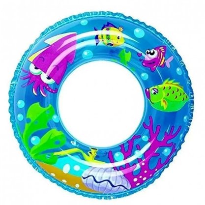 Boia Circular 60cm Fundo Do Mar