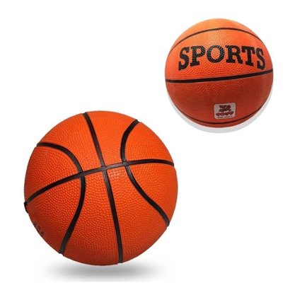 Bola De Basquete PU/Borracha 25cm 500g JR Toys