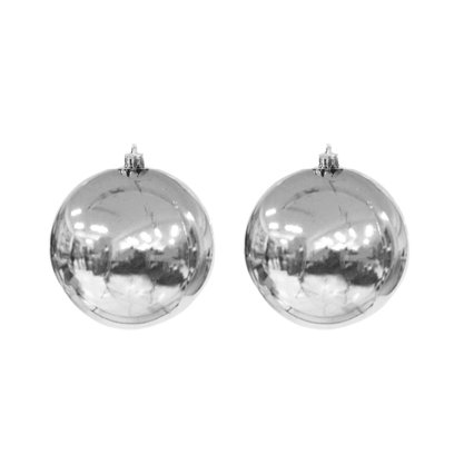 Bola Natal Lisa 7cm 2 Unidades