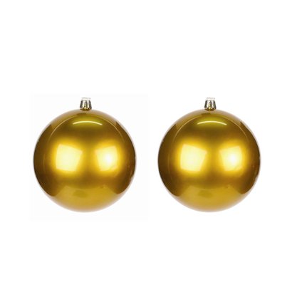 Bola Natal Lisa 7cm 2 Unidades