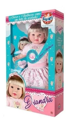Boneca meu Bebê Diandra Menina Baby